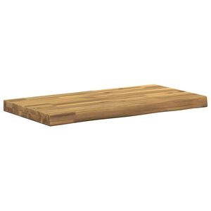 vidaXL Live Edge Table Top 40 x 20 x 3.2 cm Rectangular