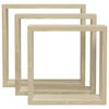 vidaXL Wall Cube Shelves 3 pcs Sonoma Oak
