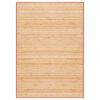 vidaXL Rug Bamboo 120x180 cm Brown