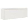 vidaXL TV Cabinets 4 pcs White Solid Wood Pine