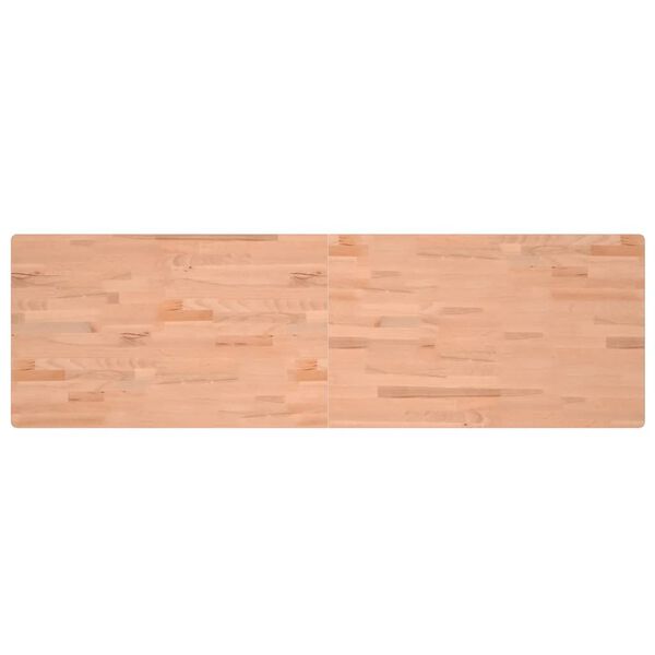 vidaXL Desk Top 180x55x2.5 cm Solid Wood Beech