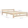 vidaXL Bed Frame without Mattress with 2 Drawers Solid Wood 180x200 cm Super King
