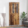 vidaXL Highboard Old Wood 69.5 x 34 x 180 cm Engineered Wood