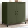 vidaXL Sideboard Olive Green 68x39x72 cm Steel