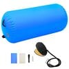 vidaXL Inflatable Gymnastic Roll with Pump 120x75 cm PVC Blue