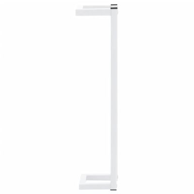 vidaXL Towel Rack White 12.5x12.5x60 cm Steel