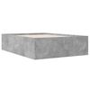 vidaXL Bed Frame without Mattress Concrete Grey 120x200 cm