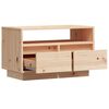 vidaXL TV Cabinet 60x35x37 cm Solid Wood Pine