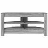 vidaXL Corner TV Cabinet Grey Sonoma 102 x 40.5 x 45 cm