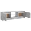 vidaXL TV Cabinet with LED Lights Concrete Grey 120x30x36 cm