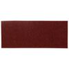 vidaXL Stair Mats Self-adhesive 15 pcs 60x25 cm Bordeaux Red Rectangular