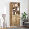 vidaXL Highboard Artisan Oak 69.5 x 34 x 180 cm Engineered Wood