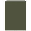 vidaXL Wall Cabinet for Garage with Gas-lift Door Olive green