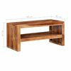 Acacia Solid Wood TV Stand Side Table