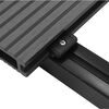 vidaXL WPC Decking Boards with Accessories 26 m&sup2; 2.2 m Grey