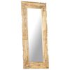 vidaXL Mirror 110x50 cm Solid Mango Wood
