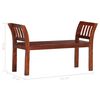 vidaXL Bench 111 cm Solid Acacia Wood