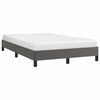 vidaXL Bed Frame without Mattress Grey 120x190 cm Small Double Faux Leather