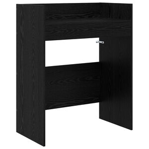 vidaXL DJ Table Black Oak 82 x 45 x 102 cm Engineered Wood