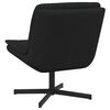 vidaXL Swivel Chair Black 63 x 75 x 76 cm Fabric