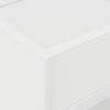 vidaXL End Table 2 pcs White 30 x 30 x 56 cm Engineered Wood