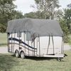vidaXL Caravan Roof Cover Grey 500x300 cm Non-woven Fabric