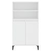 vidaXL Highboard White 60x36x110 cm Engineered Wood