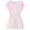 Kids' Dress with Ruffles Light Pink 104