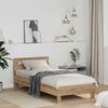 vidaXL Bed Frame Artisan Oak 98.5 x 200 cm Engineered Wood