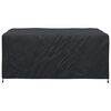 vidaXL Furniture Cover Plain Black 143 x 225 x 90 cm 210D