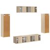 vidaXL TV Cabinet 5 pcs Sonoma Oak