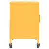 vidaXL Storage Cabinet Mustard Yellow 60x35x56 cm Steel