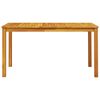 vidaXL Garden Dining Set 5 pcs Brown Solid Acacia Wood