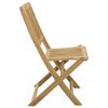 vidaXL Folding Garden Chairs 2 pcs 57x48.5x90 cm Solid Wood Acacia
