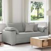 vidaXL Sofa Cloud Grey 180 x 77 x 82 cm Fabric