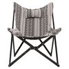 Lesli Living Butterfly Chair Aztec 70x81.5x98 cm Black and White