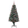 vidaXL Artificial Christmas Tree with 300 LEDs with Stand Green 180 cm