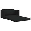 vidaXL 2-Seater Folding Sofa Bed Black 124 x 71 x 78 cm Fabric