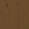 vidaXL Bed Headboard Honey Brown 155.5x4x100 cm Solid Pine Wood