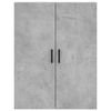 vidaXL Highboard Concrete Grey 69.5x34x180 cm Engineered Wood