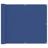 vidaXL Balcony Screen 100 x 700 cm Oxford Fabric Rectangular Blue