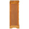 vidaXL Chest of Drawers Natural 45 x 35 x 100.5 cm Solid Mahogany Wood
