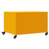 vidaXL Coffee Table Mustard Yellow 68x50x43.5 cm Steel