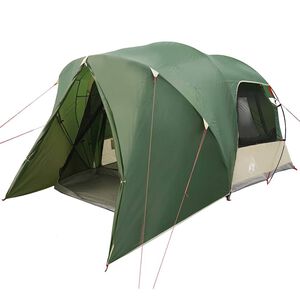 vidaXL Dome Tent 6-Person with Roof Green 500 x 314 x 206 cm