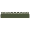 vidaXL Lawn Edgings 30 pcs 103 x 0.05 x 22 cm Steel Olive Green