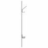 vidaXL Wall-Mounted Coat Rack Concrete grey 20 x 1.5 x 100 cm