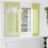 vidaXL Voile Curtains with Grommets 2 pcs Apple Green 140x140 cm