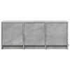 vidaXL TV Cabinet with LED Concrete Grey 97x34x40 cm Engineered Wood