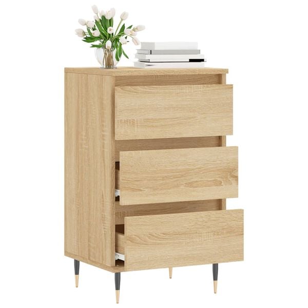 vidaXL Sideboard Sonoma Oak 40x35x70 cm Engineered Wood