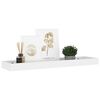 vidaXL Loggia Wall Shelves 4 pcs White 60x15x4 cm MDF